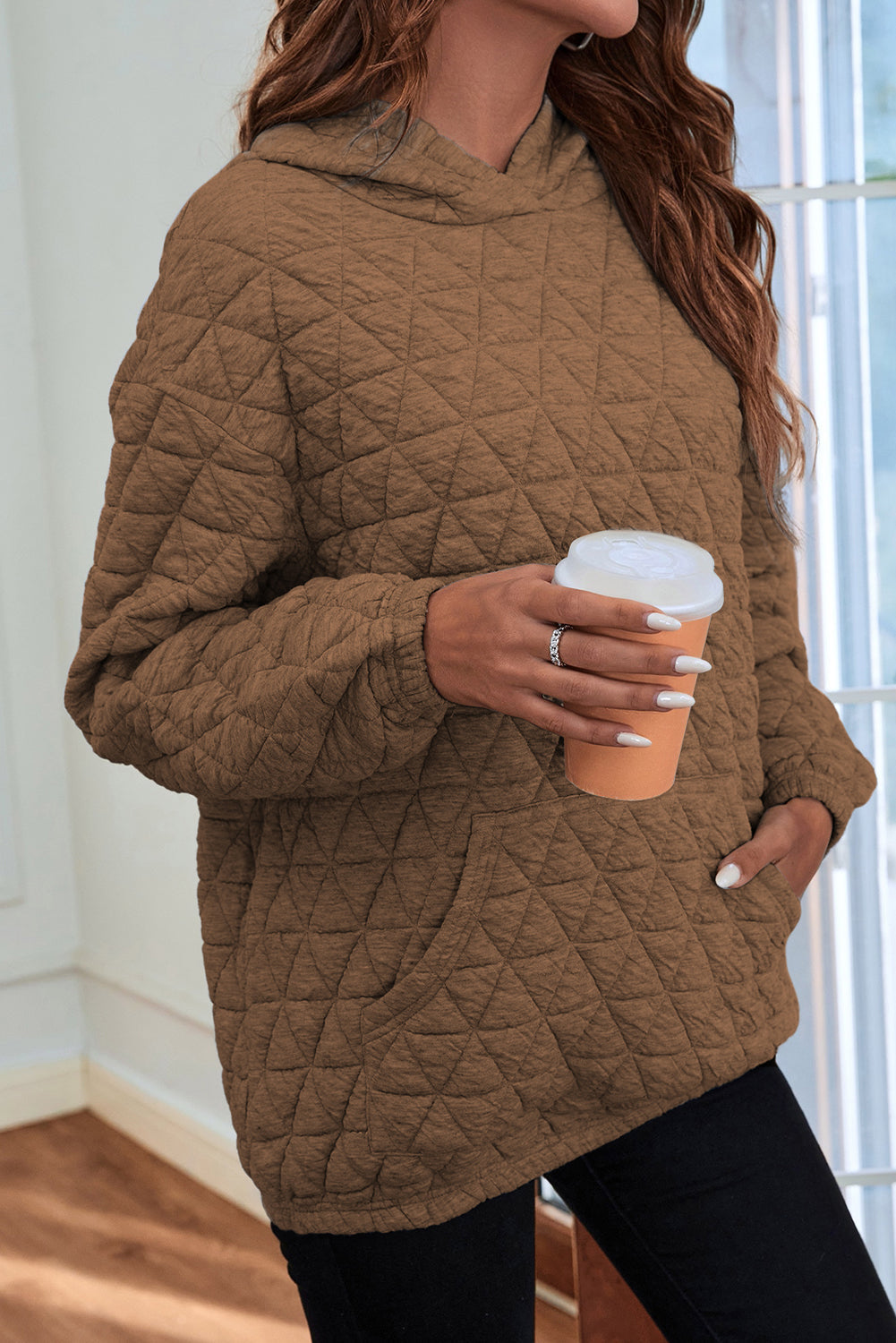 LB | Elegancka i swobodna bluza z kapturem