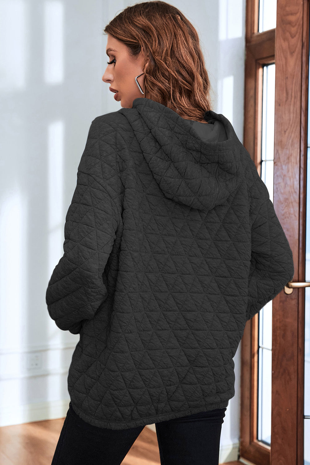 LB | Elegancka i swobodna bluza z kapturem