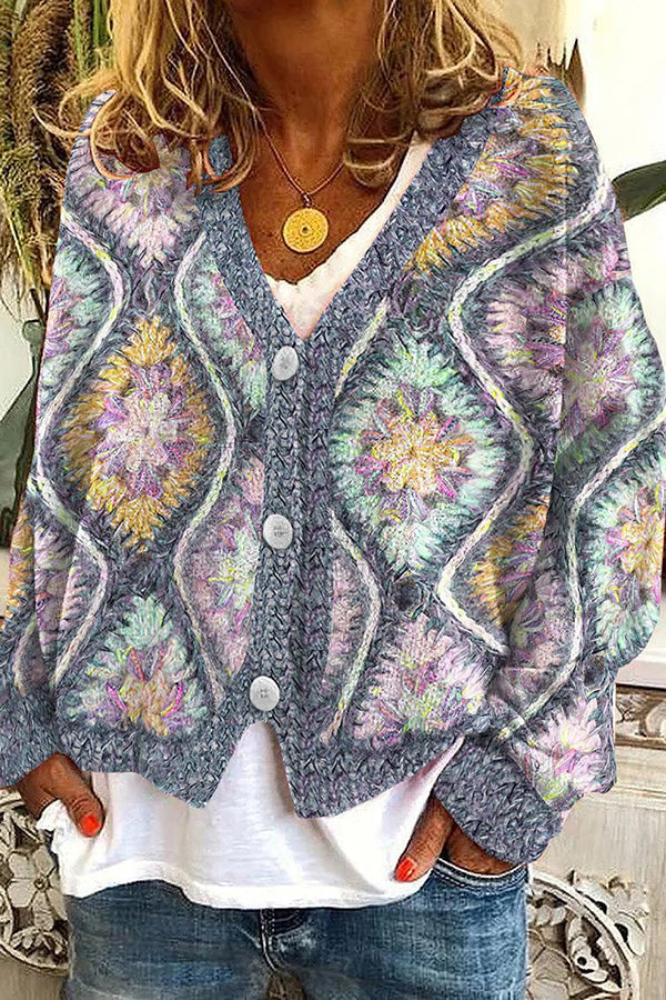 LB | Vintage boho kardigan