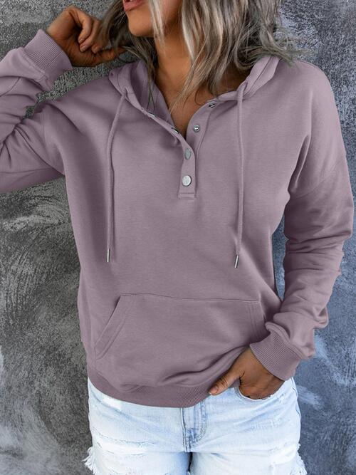 LB | Elegancka i swobodna bluza z kapturem
