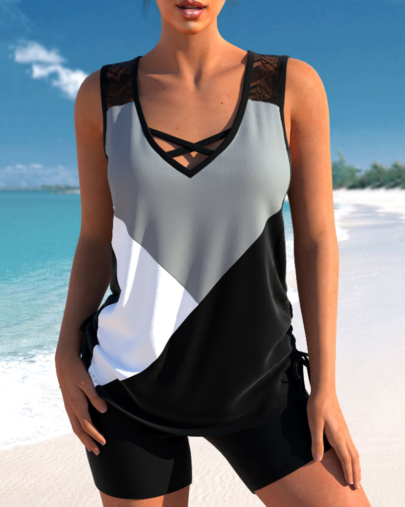 LB | 3-kolorowe tankini