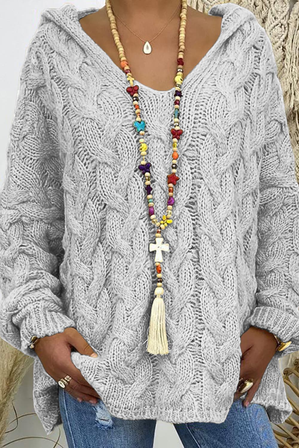 LB | Luźny i stylowy sweter zimowy
