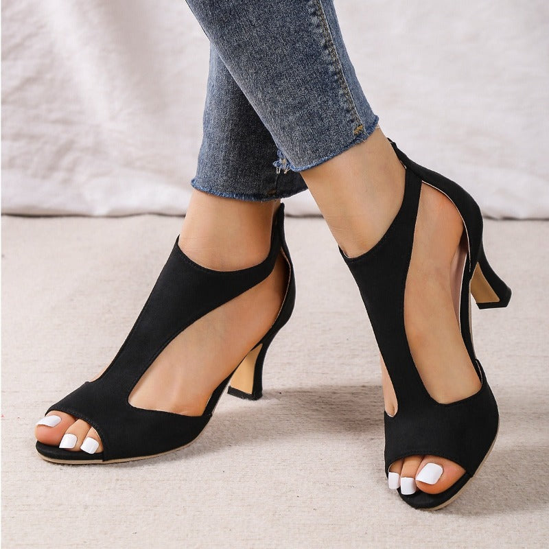 LB | Szpilki peep-toe