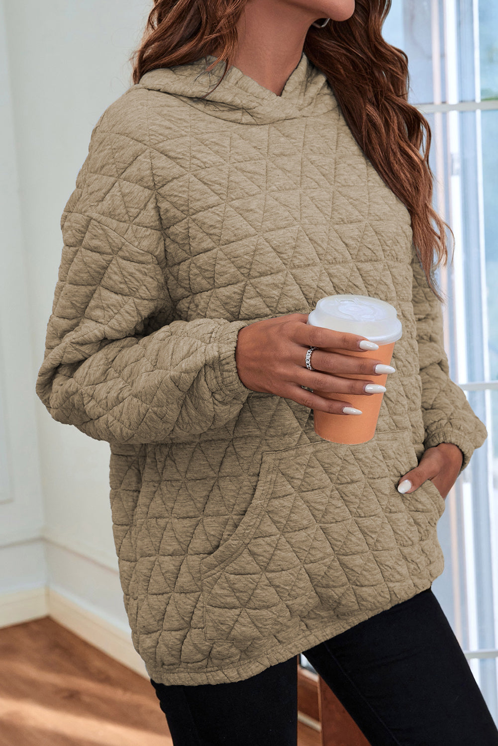 LB | Elegancka i swobodna bluza z kapturem