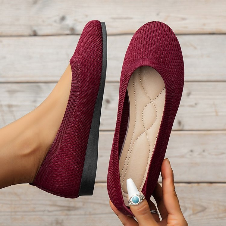 LB | Płaskie buty damskie z okrągłą główką