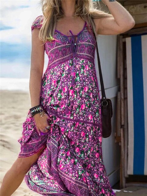 LB | Boho sukienka maxi
