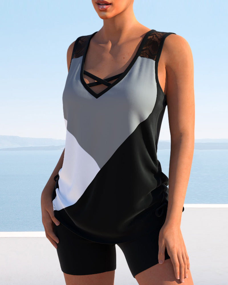 LB | 3-kolorowe tankini