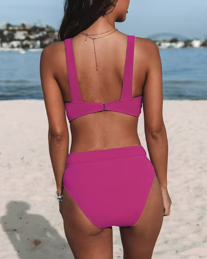 LB | Bikini z szerokimi ramiączkami
