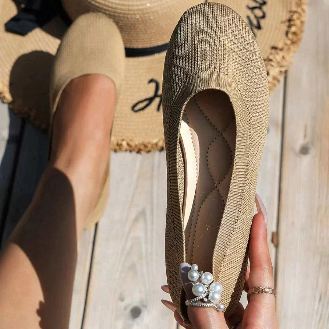 LB | Płaskie buty damskie z okrągłą główką