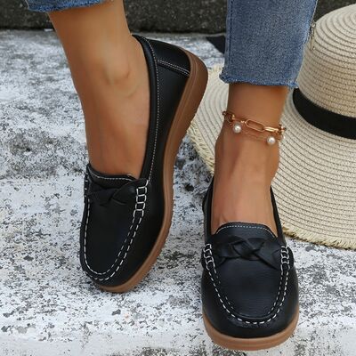 LB | Klasyczne loafersy z kokardką