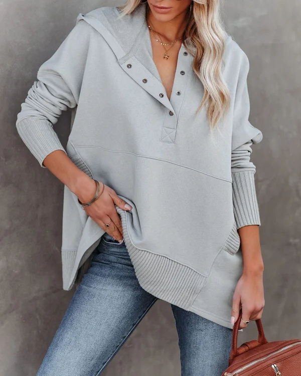 LB | Swobodna i luźna bluza z kapturem
