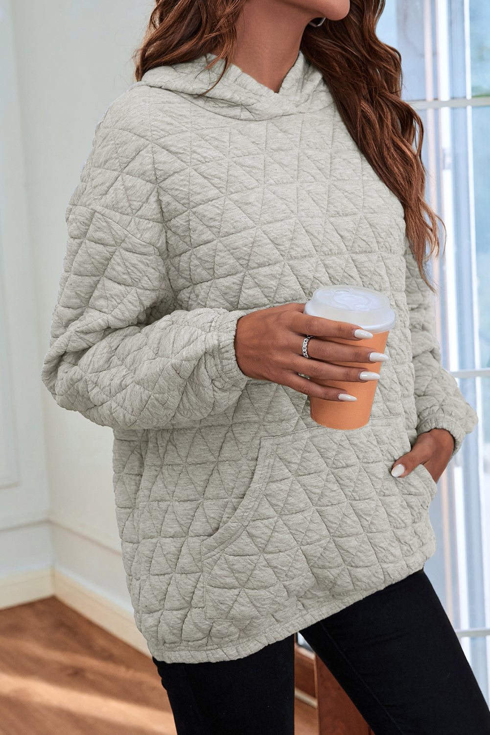 LB | Elegancka i swobodna bluza z kapturem
