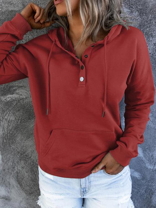 LB | Elegancka i swobodna bluza z kapturem