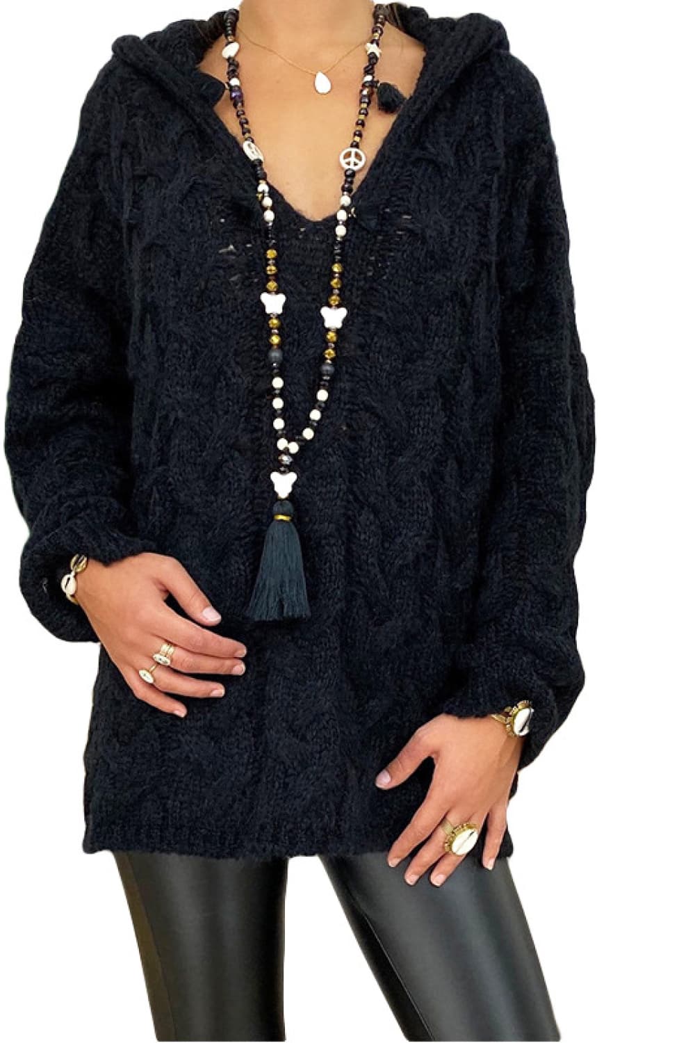 LB | Luźny i stylowy sweter zimowy