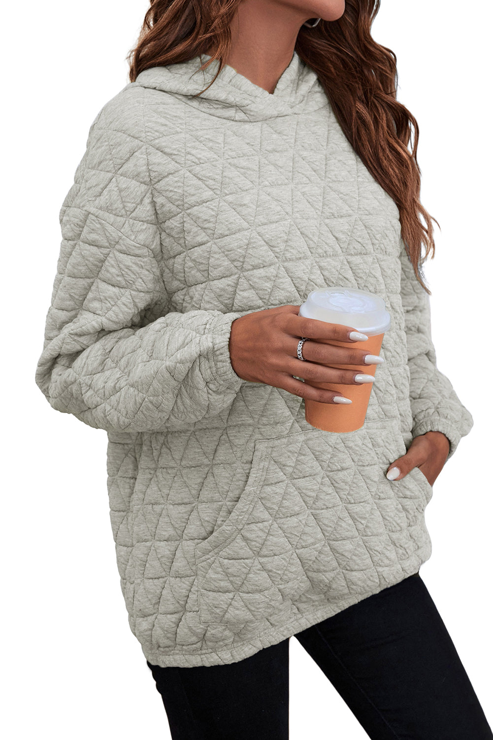 LB | Elegancka i swobodna bluza z kapturem