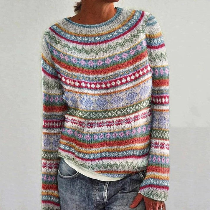 LB | Przytulny sweter Nordic Fair Isle