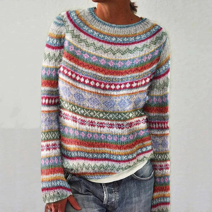 LB | Przytulny sweter Nordic Fair Isle