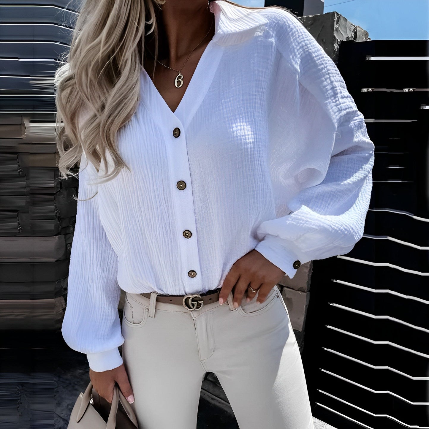LB | Elegancka i uniwersalna bluzka zimowa