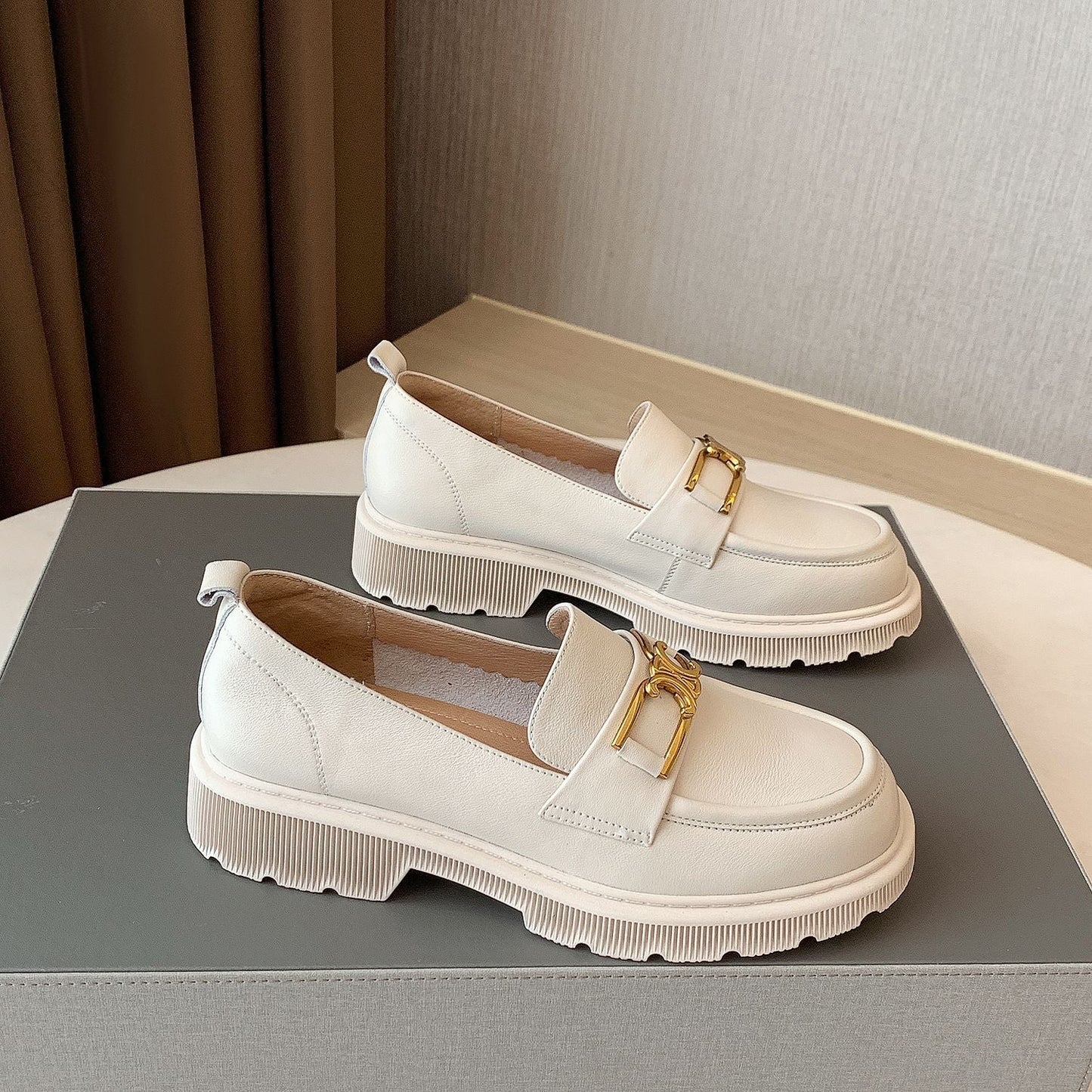 LB | Stylowe, masywne loafersy