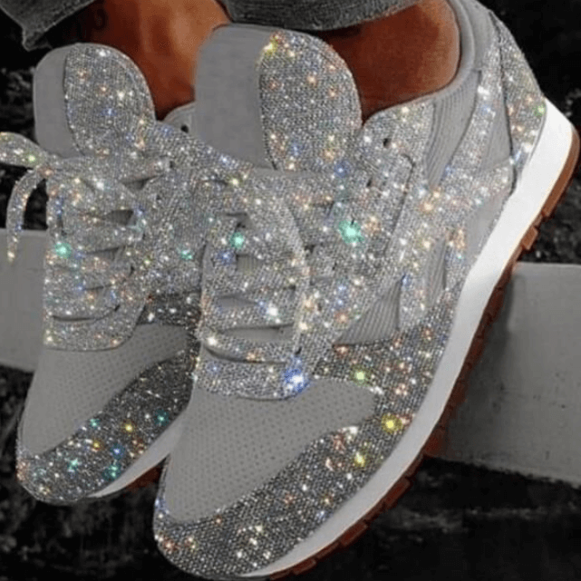 LB | Moda cekiny buty damskie