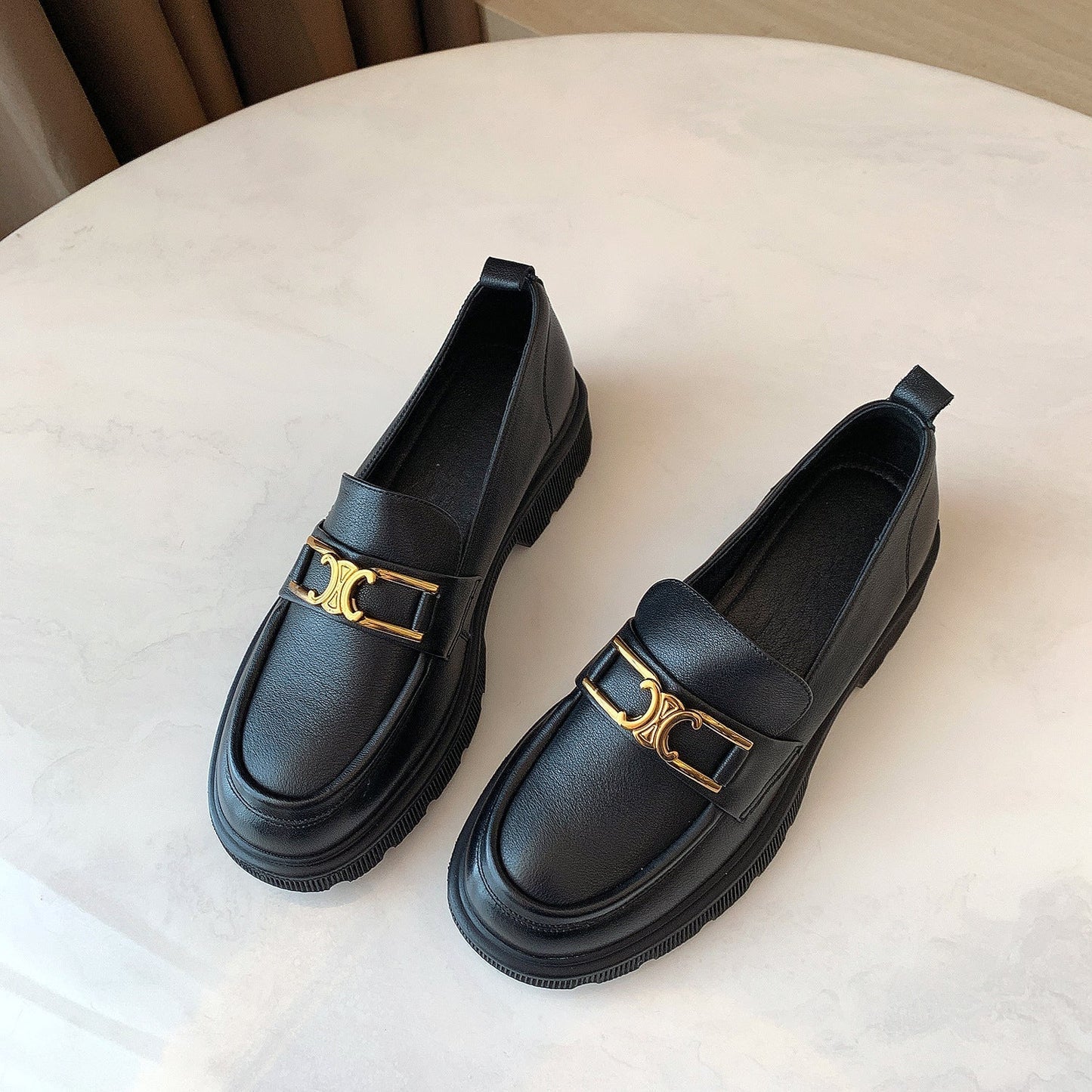 LB | Stylowe, masywne loafersy