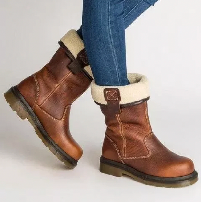 LB | Solidne skórzane buty do kolan