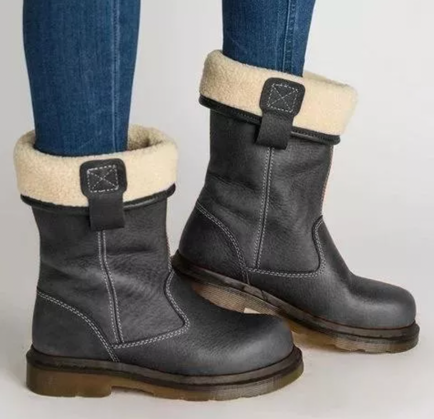 LB | Solidne skórzane buty do kolan
