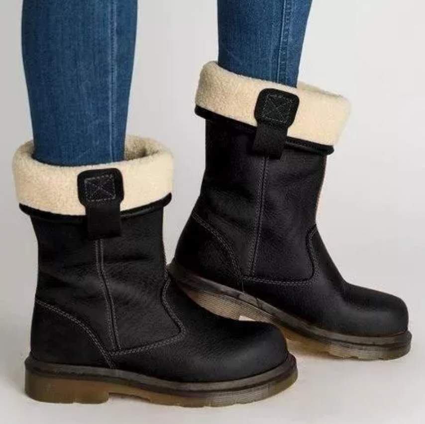 LB | Solidne skórzane buty do kolan