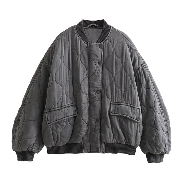 LB | Pikowana kurtka bomber
