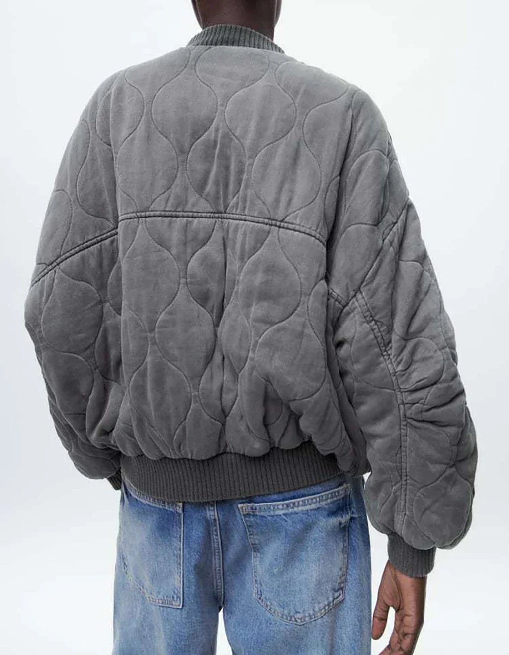 LB | Pikowana kurtka bomber
