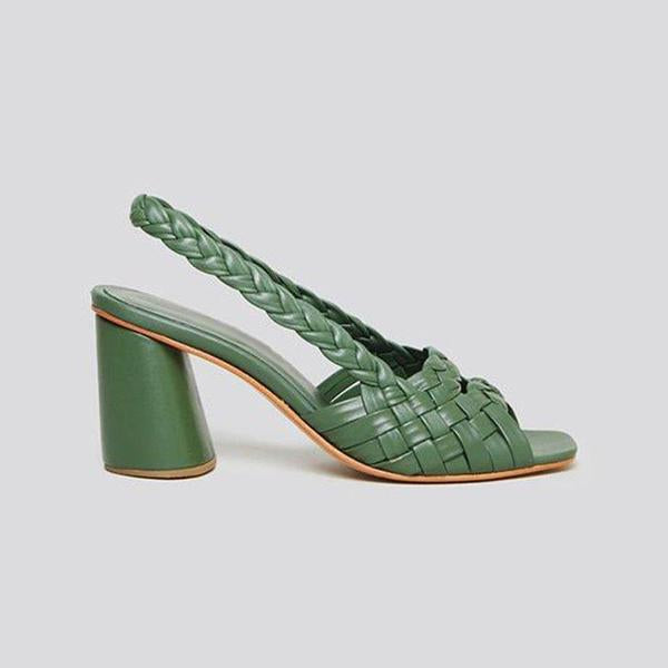 LB | Sandały na wysokim obcasie w stylu vintage