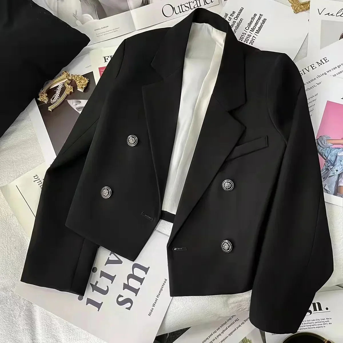 LB | Szyta na miarę i elegancka kurtka zimowa