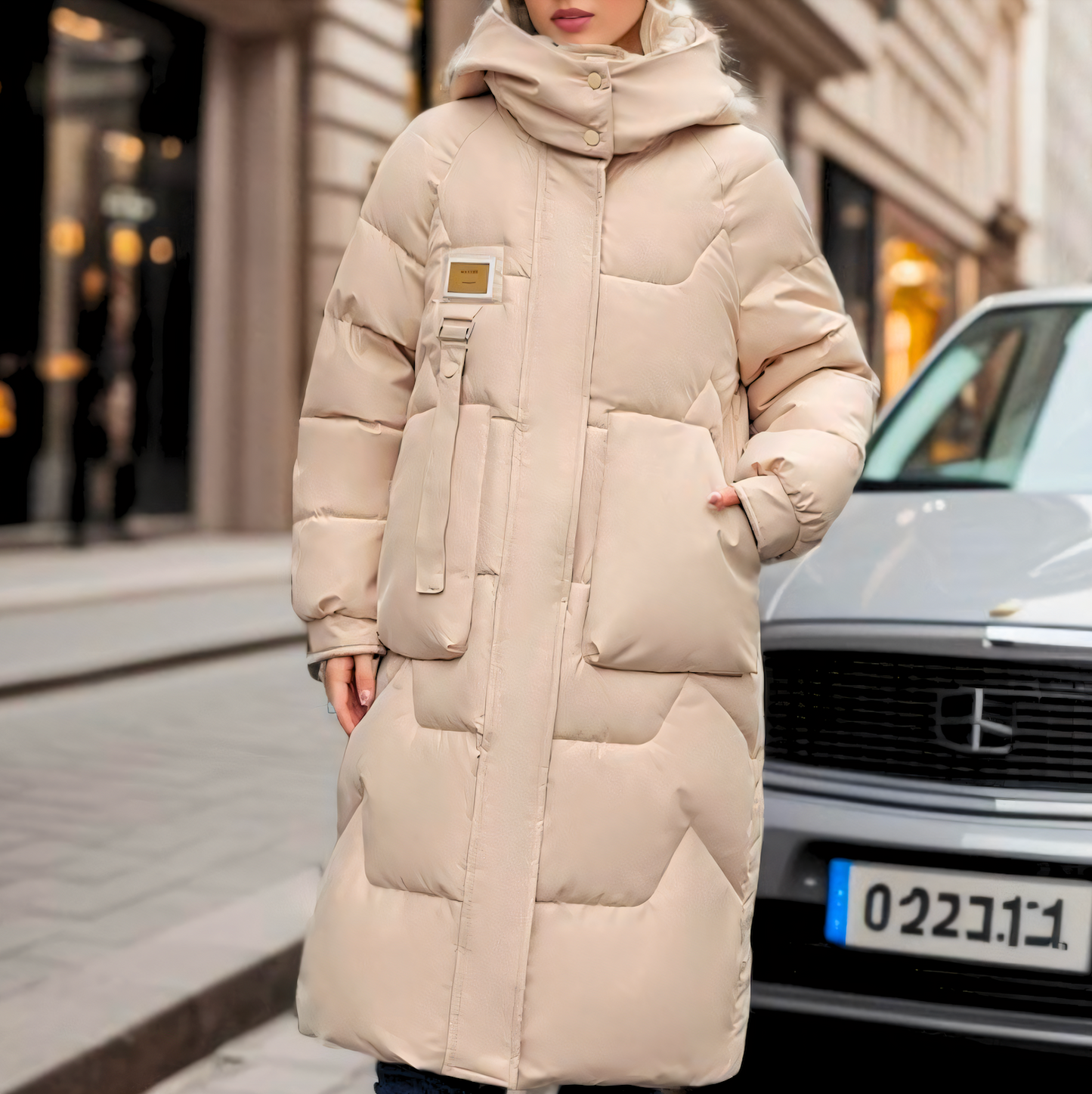 LB | Modny i minimalistyczny płaszcz