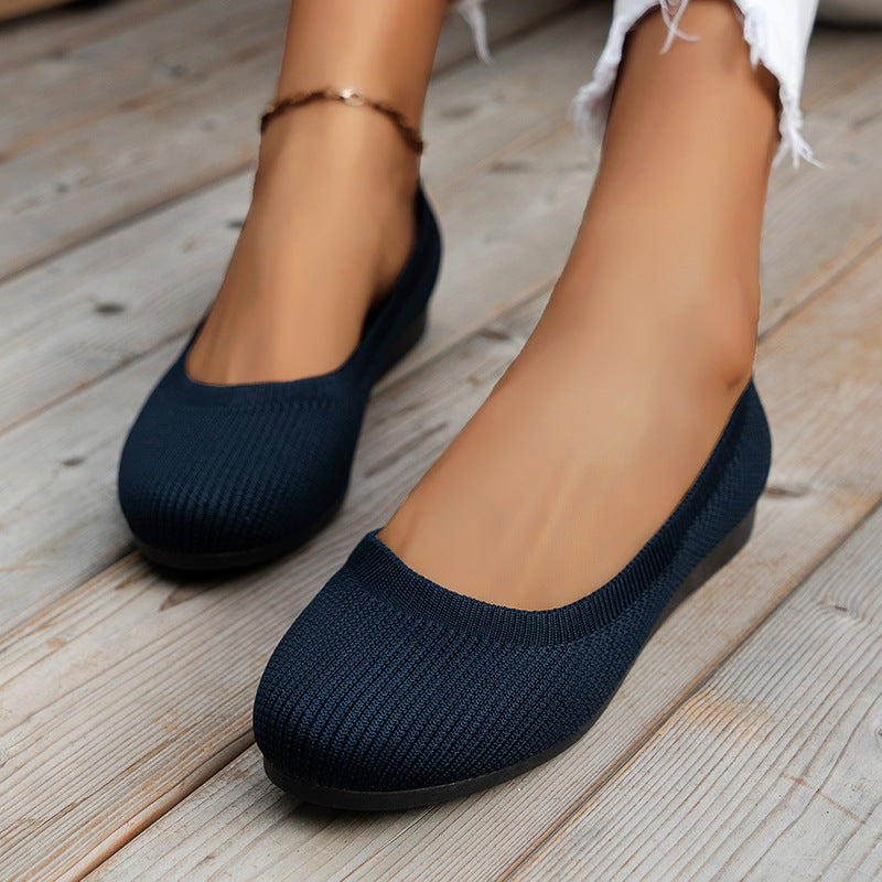 LB | Płaskie buty damskie z okrągłą główką