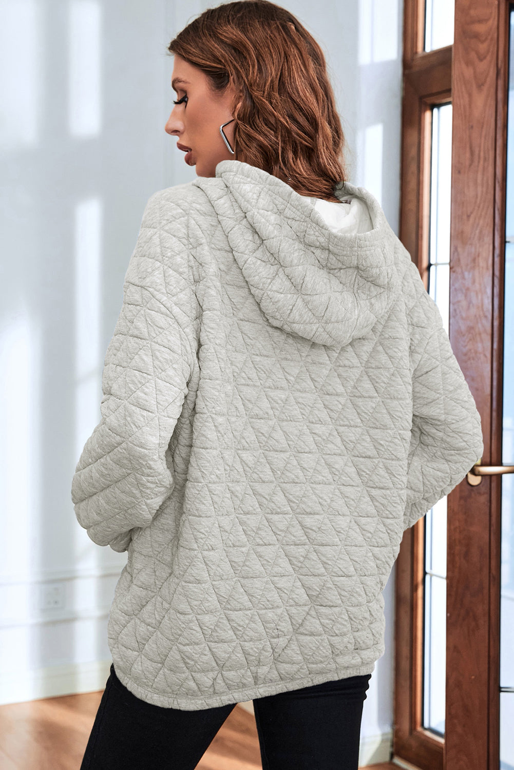 LB | Elegancka i swobodna bluza z kapturem