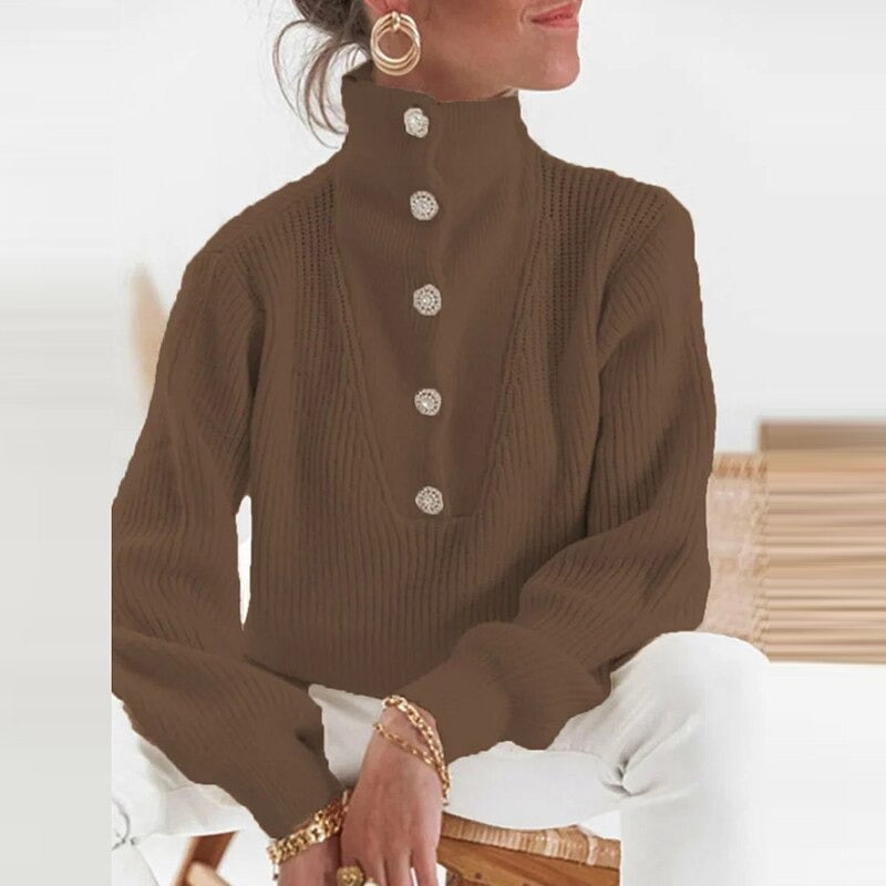 LB | Prosty i stylowy sweter zimowy