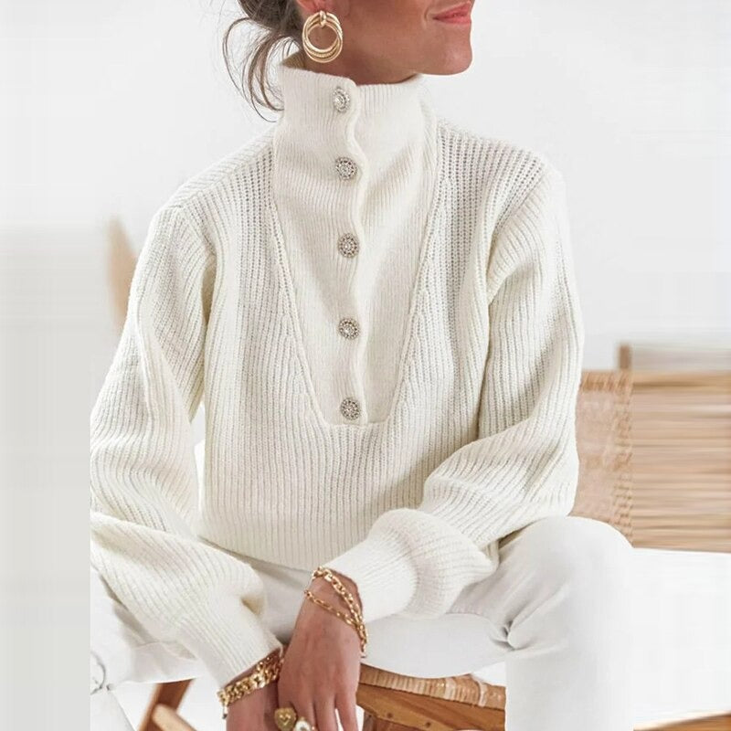 LB | Prosty i stylowy sweter zimowy