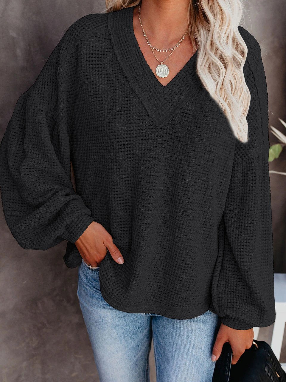 LB | Prosty i stylowy top zimowy
