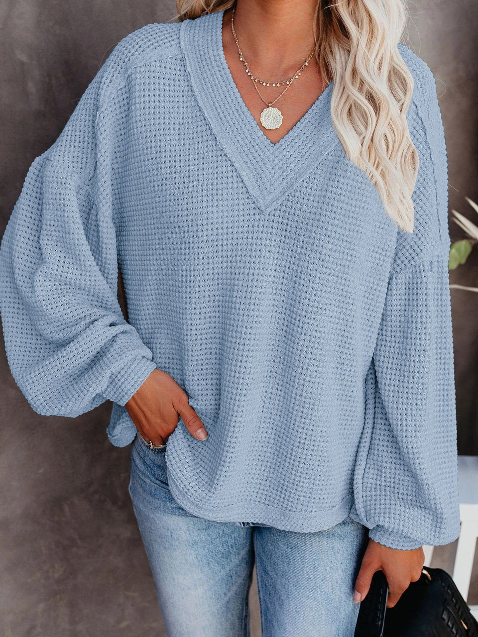 LB | Prosty i stylowy top zimowy