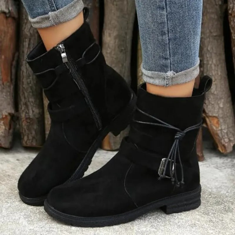 AS | Vintage buty za kostkę z klamrami