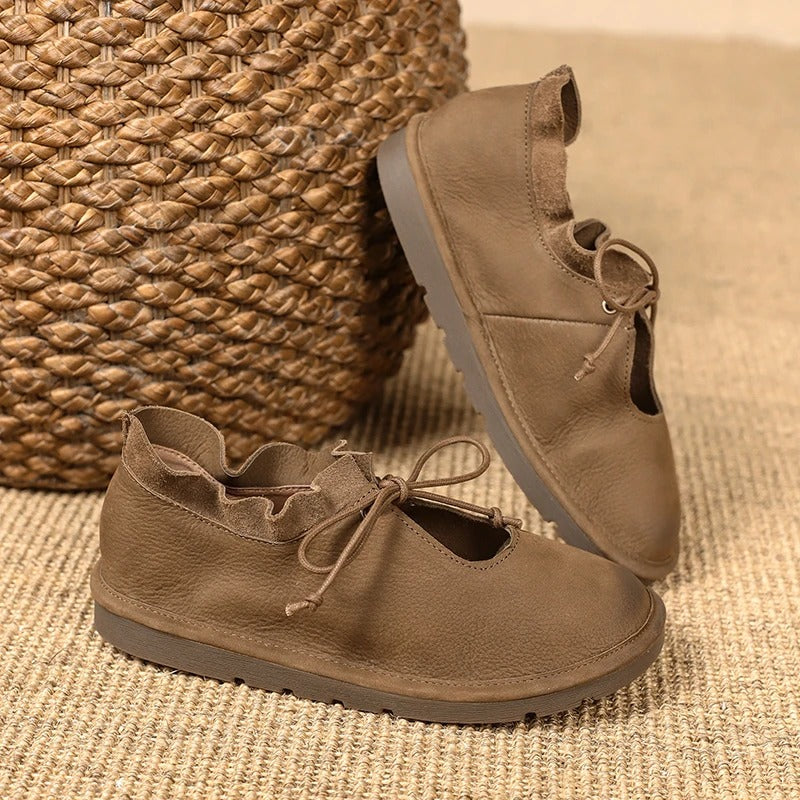 AS | Casualowe loafersy vintage ze sznurowadłami