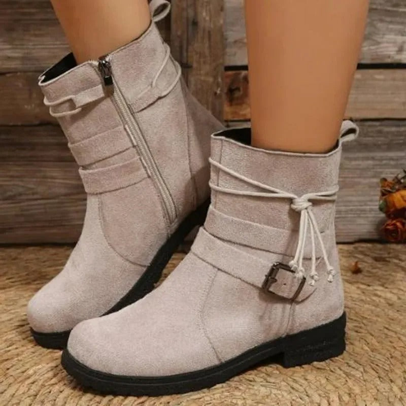 AS | Vintage buty za kostkę z klamrami