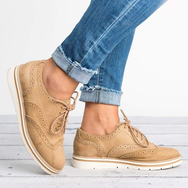 LB | Stylowe buty oksfordzkie typu brogue