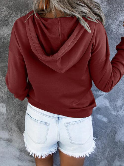 LB | Elegancka i swobodna bluza z kapturem