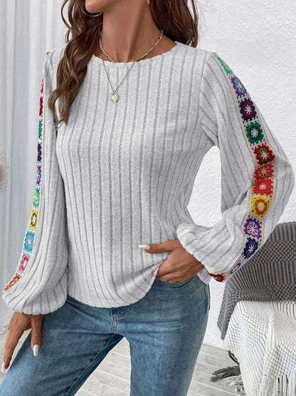 LB | Elegancka i swobodna bluzka zimowa