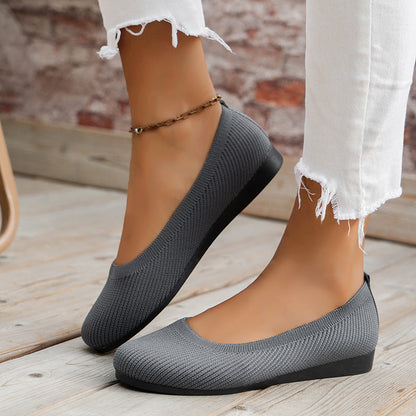LB | Płaskie buty damskie z okrągłą główką