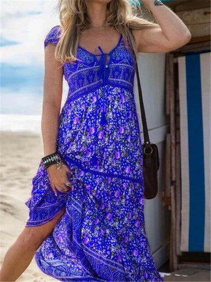 LB | Boho sukienka maxi