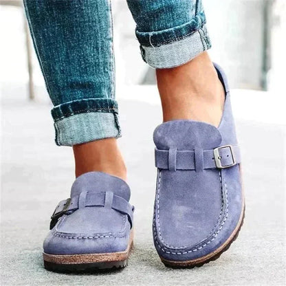 LB | Wsuwane sandały w stylu retro