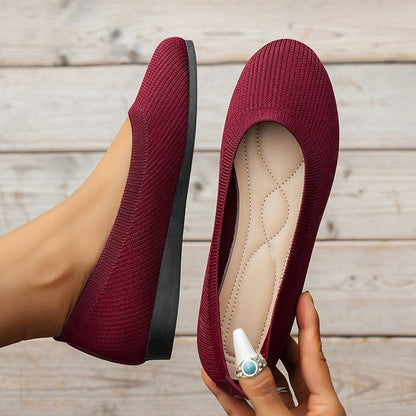 LB | Płaskie buty damskie z okrągłą główką