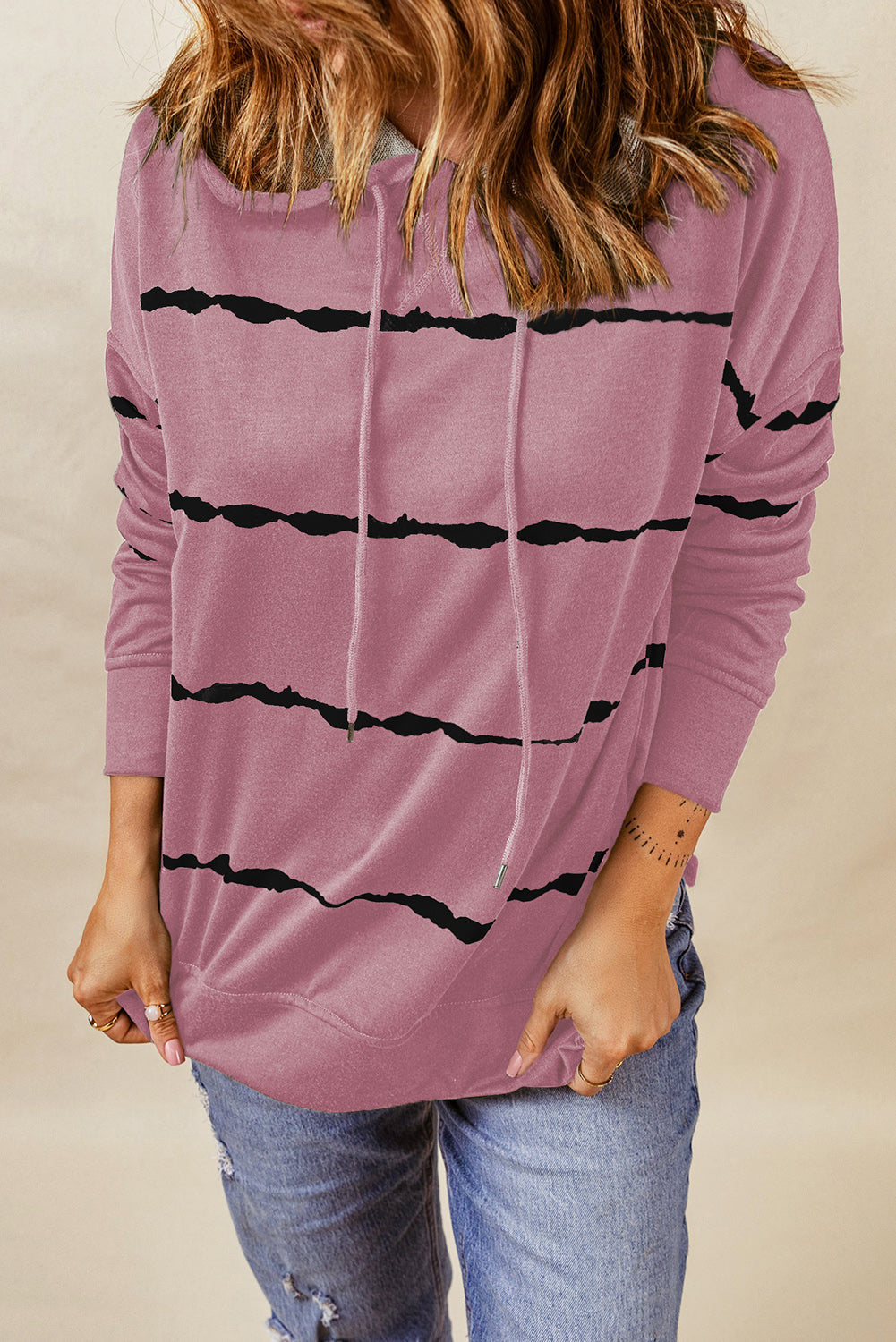 LB | Swobodna i modna bluza z kapturem